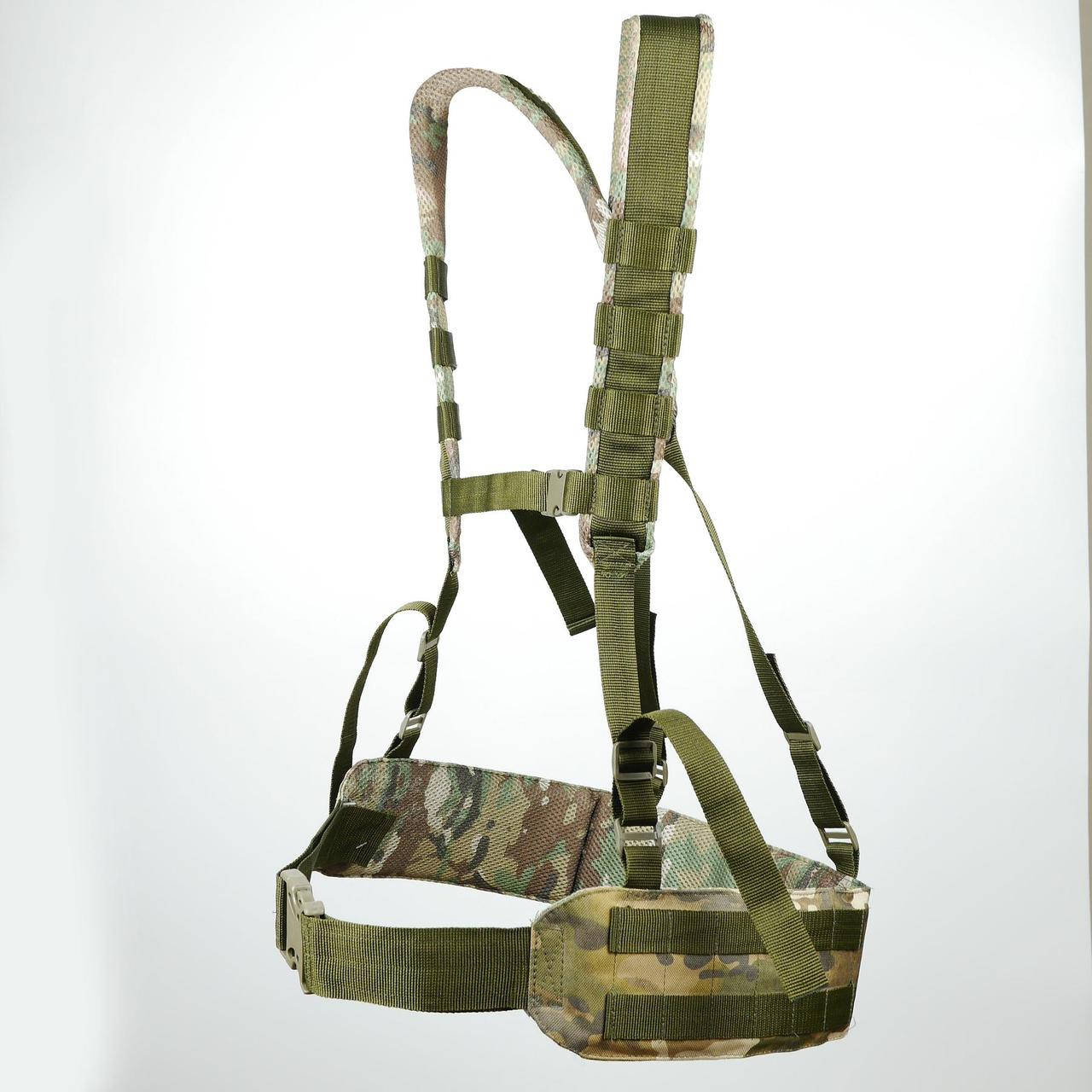 

Разгрузка РПС ременно-поясная система тактическая с плечевыми ремнями со стропами