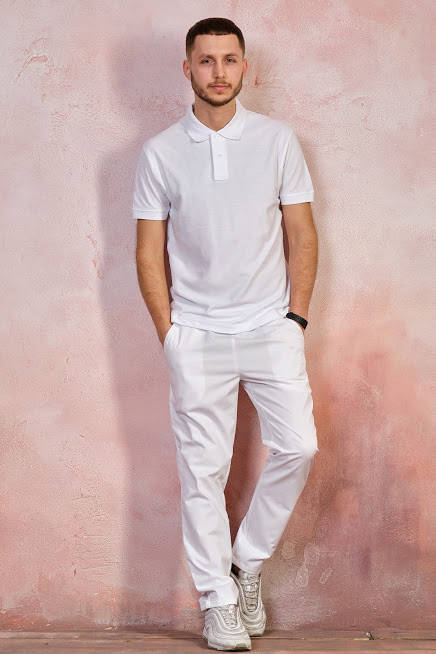 

Мужская футболка-поло JHK POLO REGULAR MAN цвет белый