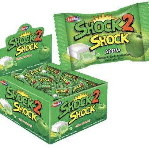 

Жевательная резинка Shock Shock (Шок-Шок) БЛОК 100 шт ЯБЛОКО