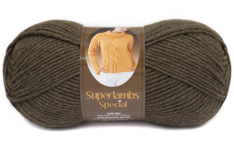 

Nako Superlambs Special коричневый № 4932
