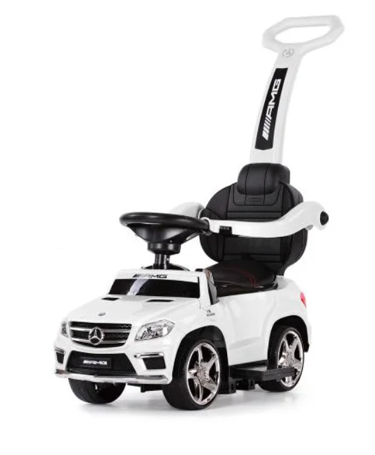 

Детская машинка каталка-толокар Mercedes 3в1 Bambi M3186-1 белая