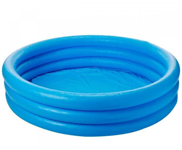 

Надувной бассейн Intex детский игровой Кристалл 168х168х38см 58446, Голубой