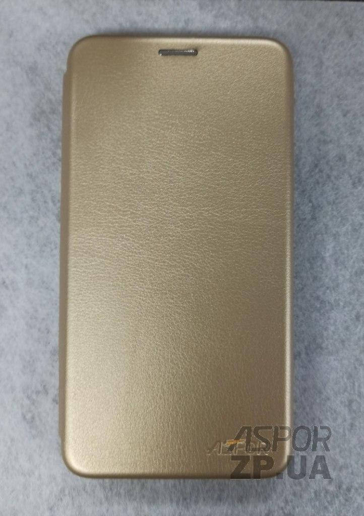 

Чехол-книжка для Meizu Pro 7 Plus Aspor leather- золотой