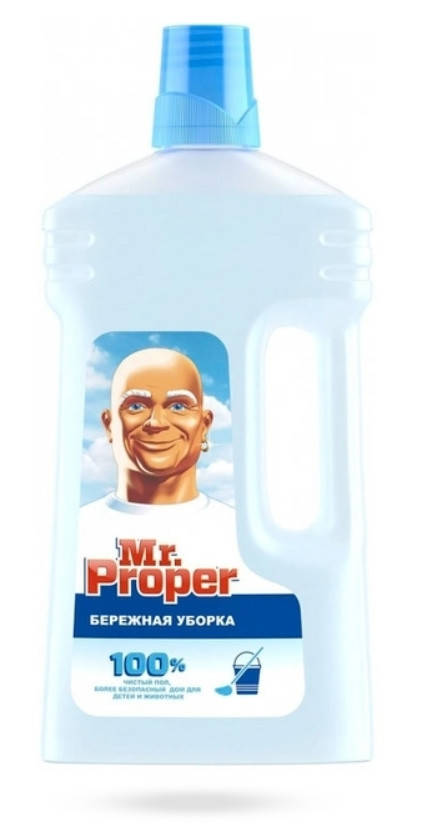 

Универсальное моющее средство Mr Proper Бережная уборка 1л