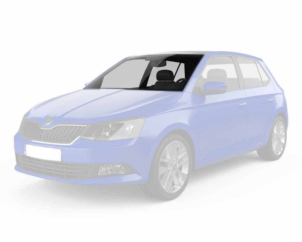 

Лобовое стекло Skoda Fabia III (NJ) (2014- ) ( Шкода Фабия III (Нджей) ), Зелёный