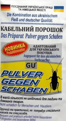 

Кабельный порошок от тараканов.