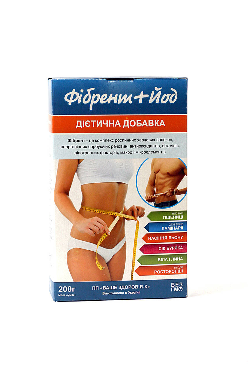 

Диетическая добавка "Фибрент+Йод" 200 гр.