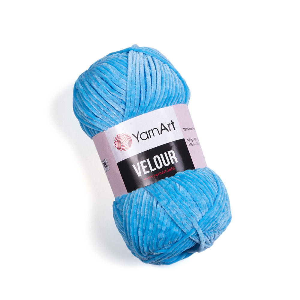 

Пряжа YarnArt Velour 850 бирюза