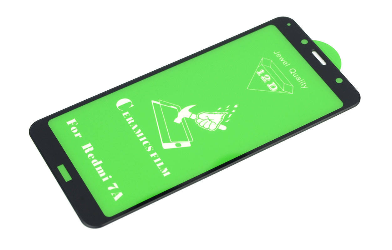 

Защитное стекло Ceramics Xiaomi Redmi 7a, Черный