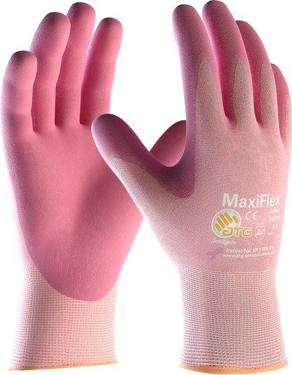 

Женские защитные рабочие перчатки MaxiFlex® Active™ 34-814, Розовый