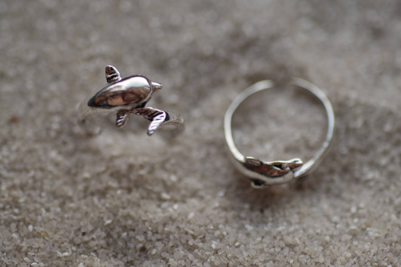 

Индийское кольцо на палец ноги. Дельфин (серебро)