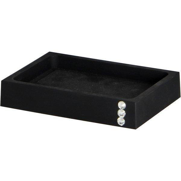 

Мыльница Trento Crystal Ruber (29450), Черный