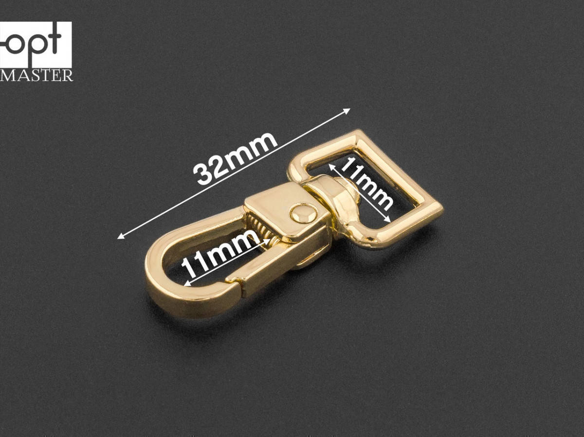 

Карабин 11мм золото 65-153