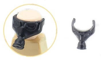 

Противогаз для фигурок №5, аксессуары для конструктора Лего, Черный