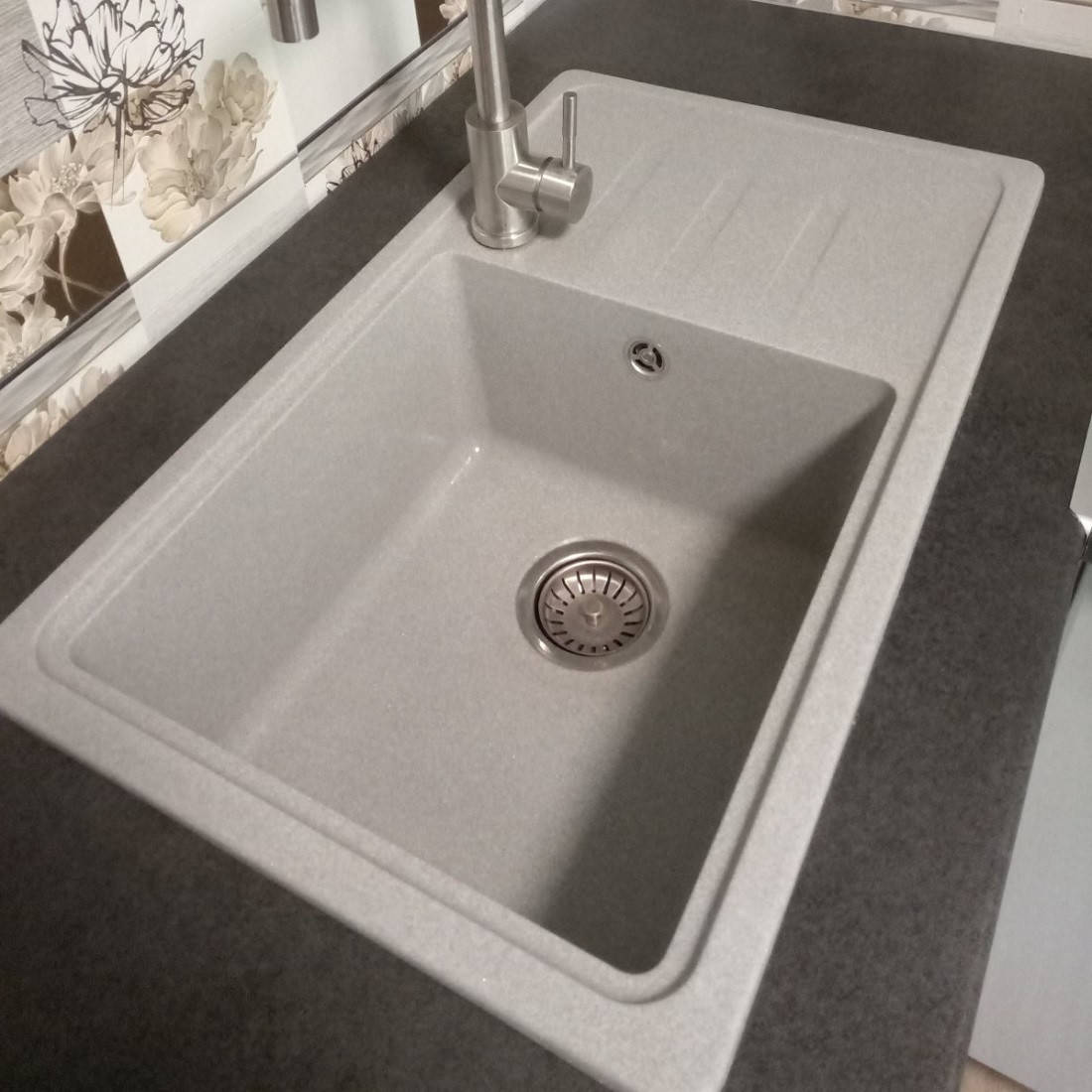 

Гранитная мойка Valetti Europe модель №63 серая 7144, Серый