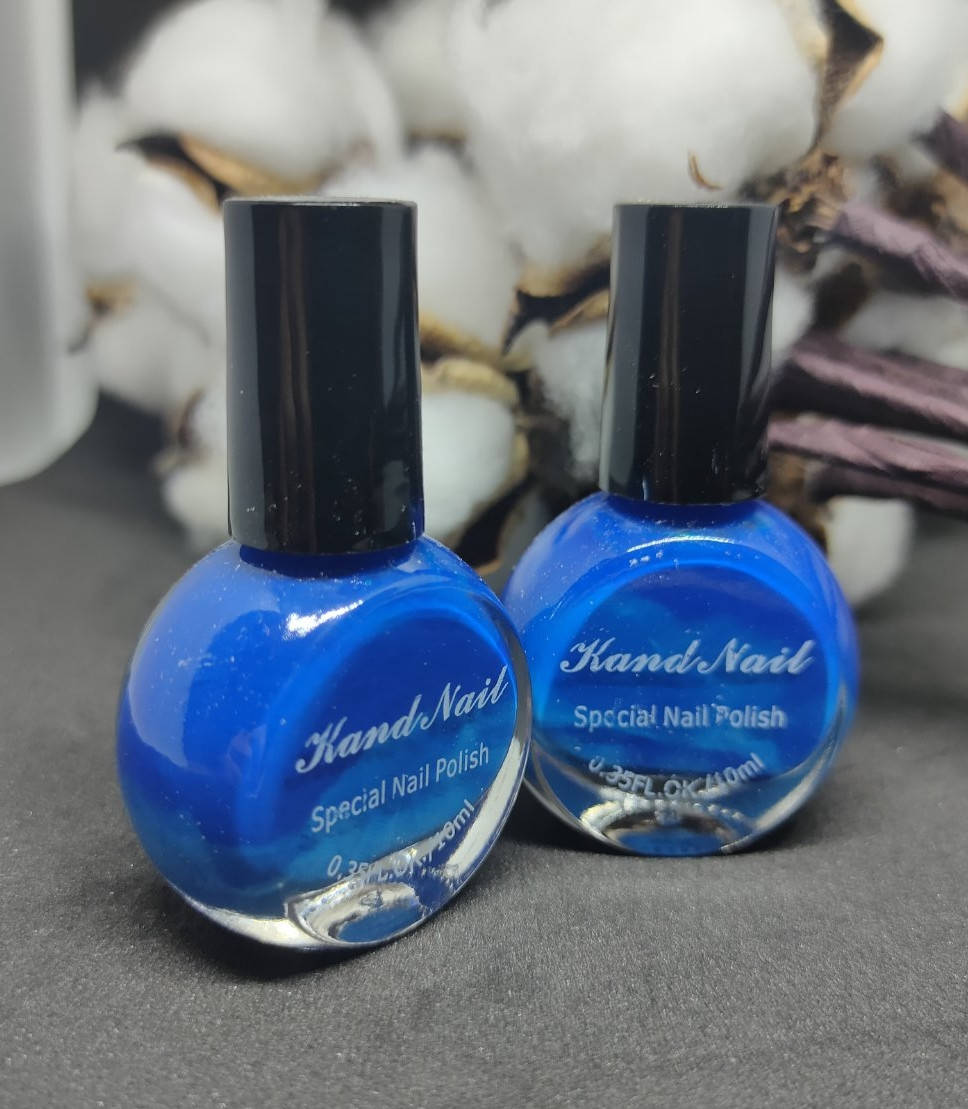 

Лак-краска для стемпинга Kand Nail 10мл.(синий)