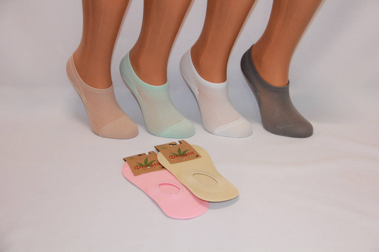 

Следы женские с бамбука в сеточку ФЕННА GH-B012 37-41 асорті