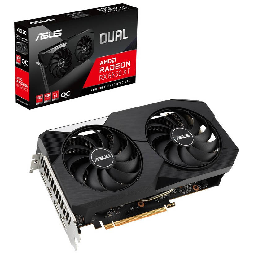 

Видеокарта Asus AMD Radeon RX 6650 XT 8GB GDDR6 Dual OC (DUAL-RX6650XT-O8G)