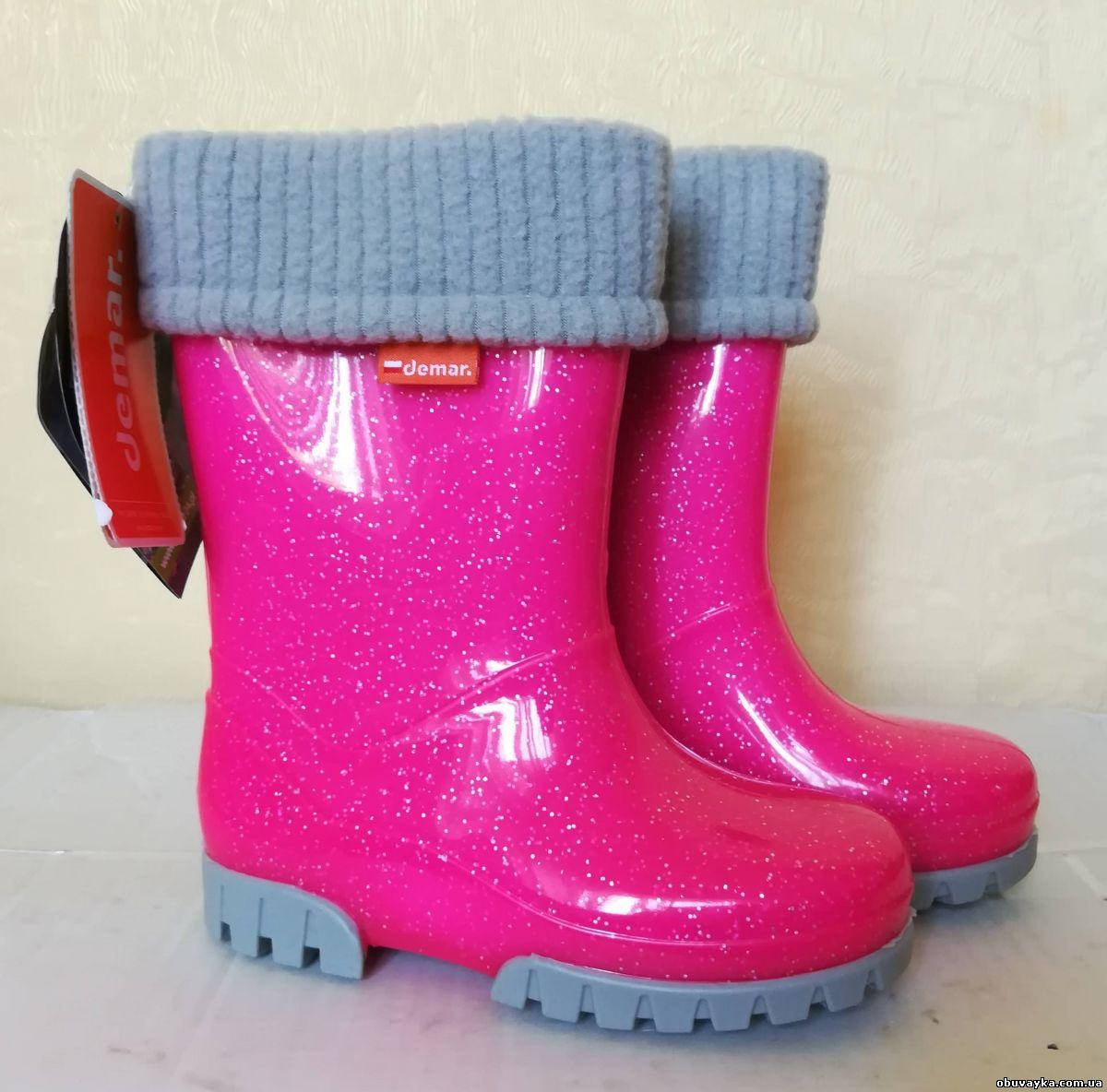 

Резиновые сапоги Демар Флуо малиновый. Demar Twister Lux G 28-29