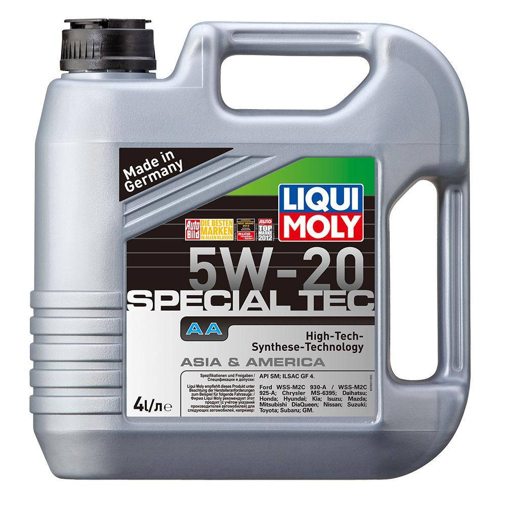 

Синтетическое моторное масло Liqui Moly Special Tec AA 5W-20 4л