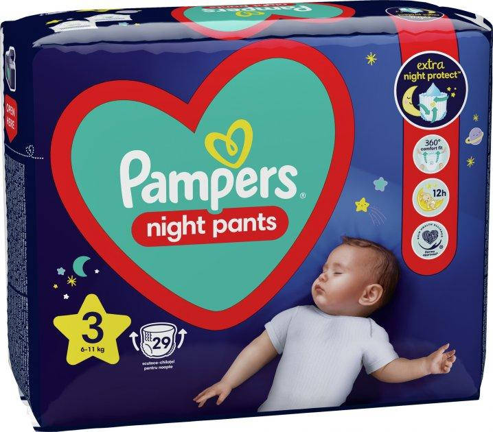 

Ночные трусики Pampers Night Pants 3 (6-11 кг) 29 шт