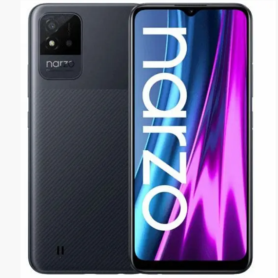 

Realme Narzo 50i Black 4 + 64 ГБ, батарея 5000 мАч, экран 6,5 Android 11 смартфон, Черный