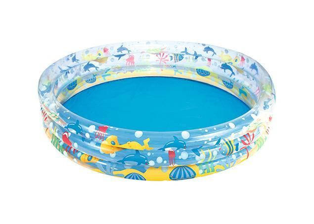 

Надувной бассейн для детей круглый с ремкомплектом BestWay, 152 х 30 см, Голубой