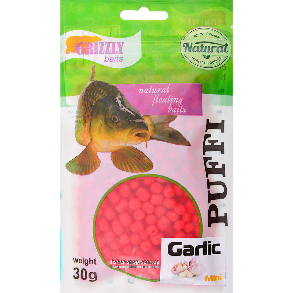 

Воздушное тесто Grizzly Baits Puffi Carlic (Чеснок) 8мм 30г