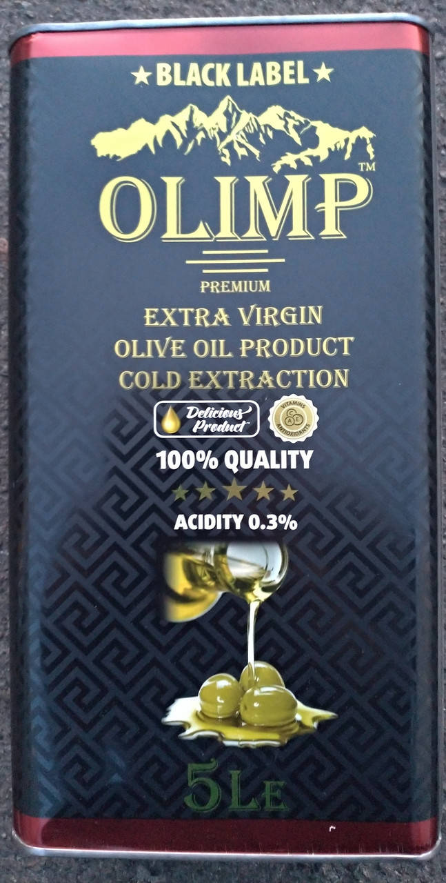 

Оливковое масло Olimp black label extra virgin Oil 5л