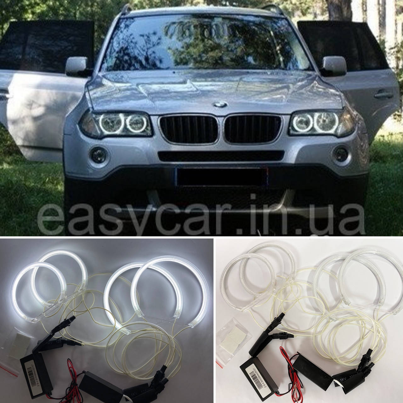 

CCFL Ангельские глазки на BMW E83 Белые