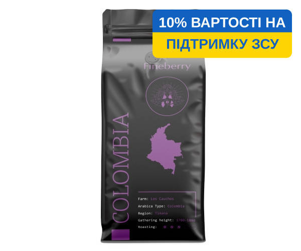 

Кофе Fineberry Colombia в зернах 1 кг