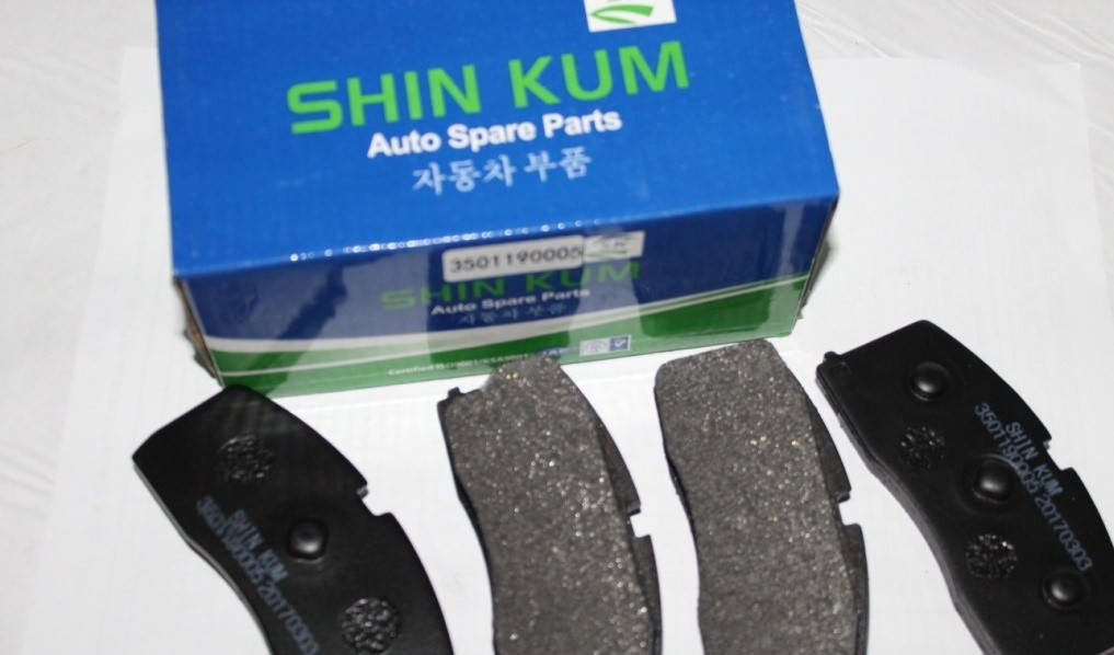 

Колодки тормозные передние с абс Джили СК GEELY CK SHIN KUM 3501190005
