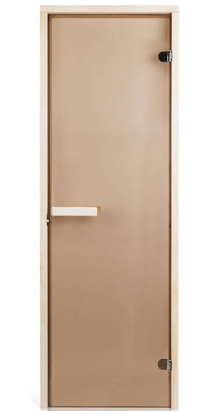 

Стеклянная дверь для сауны Greus 70х190 бронза