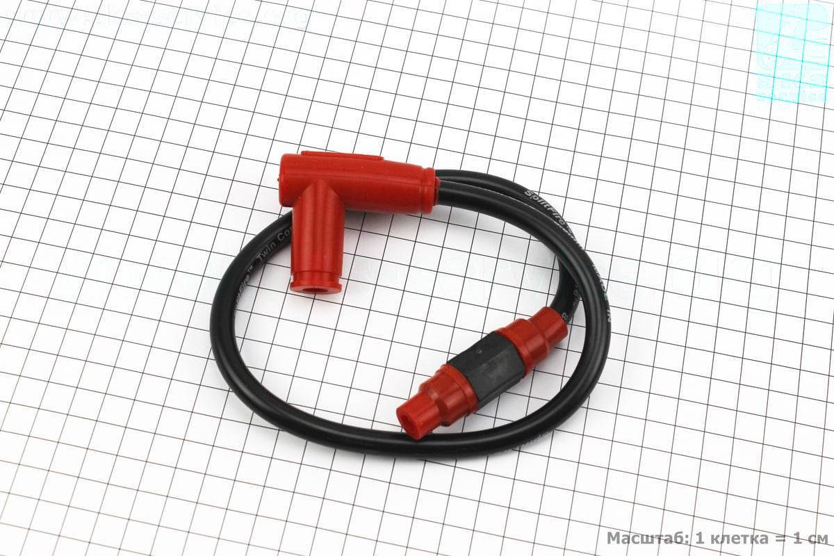 

ПРОВОД TUNING к катушкам зажигания (черный), 43см + колпачок свечной (337416)