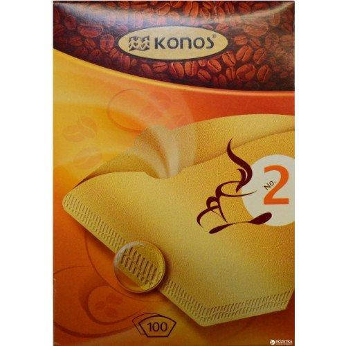 

Фільтр паперовий 100 шт KONOS на 2 порції для кавоварки [1373-2] FCF11AB