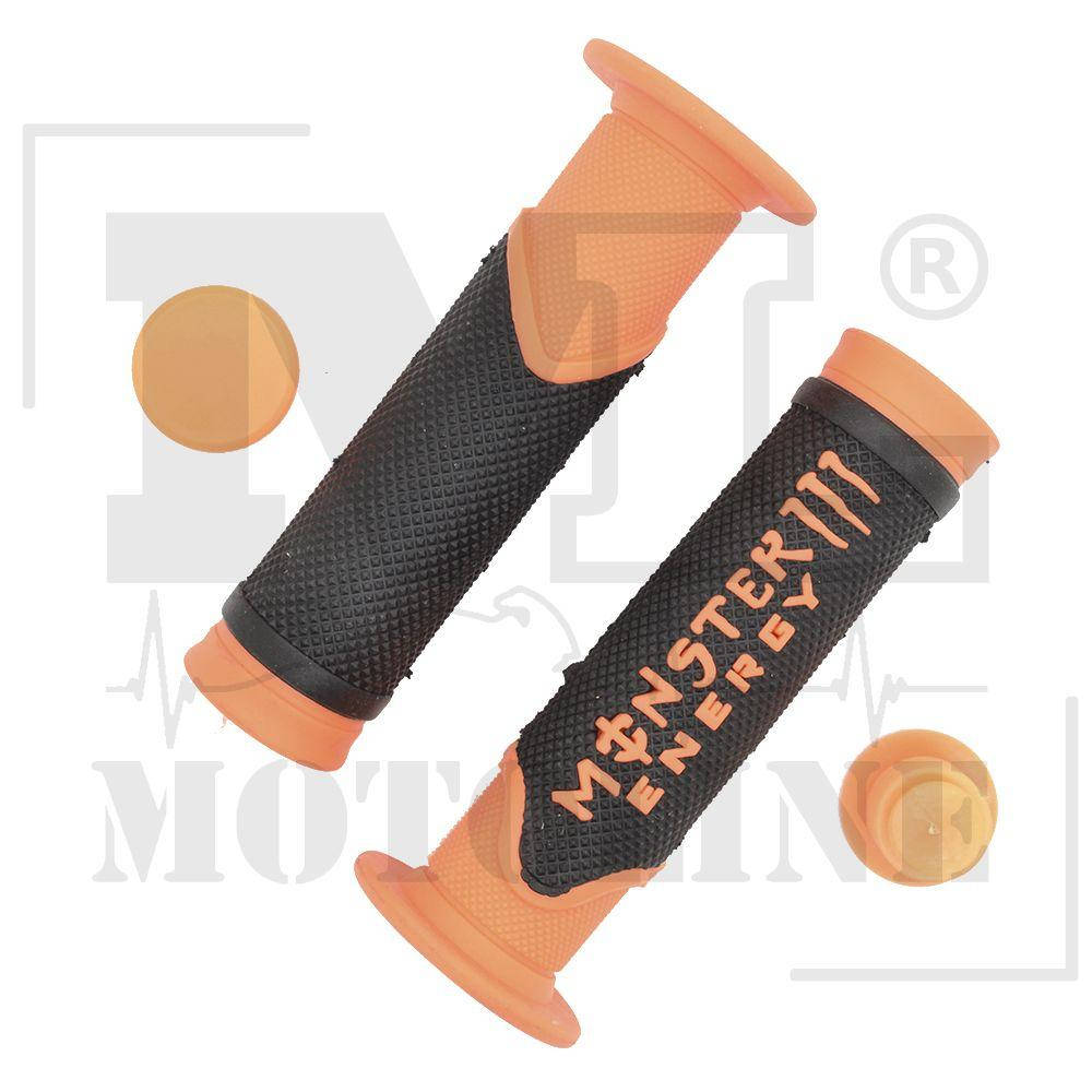 

Грипсы, ручки руля 0001 Monster Energy (оранжевые) (CH) Mototech