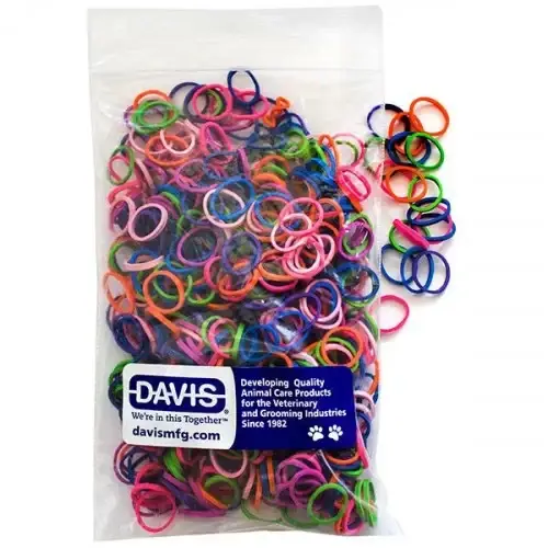 

Резинка Davis Neon для шерсти, диаметр - 1 см, 50 шт/уп