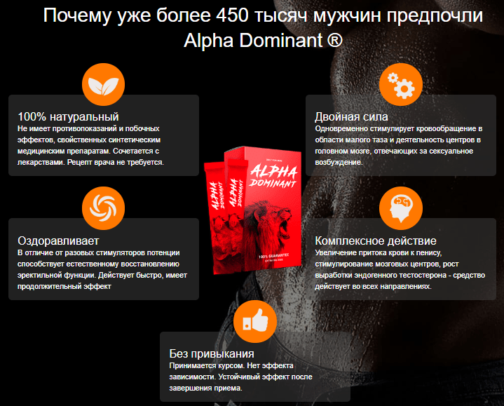 

Альфа Доминант (Alpha Dominant) - Гель для увеличения члена.