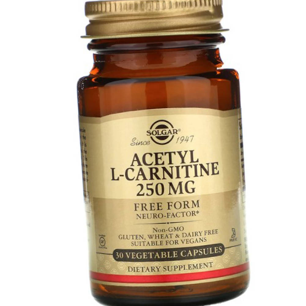 

Л-Карнитин Солгар Solgar Acetyl L-Carnitine 250 mg 30 капсул