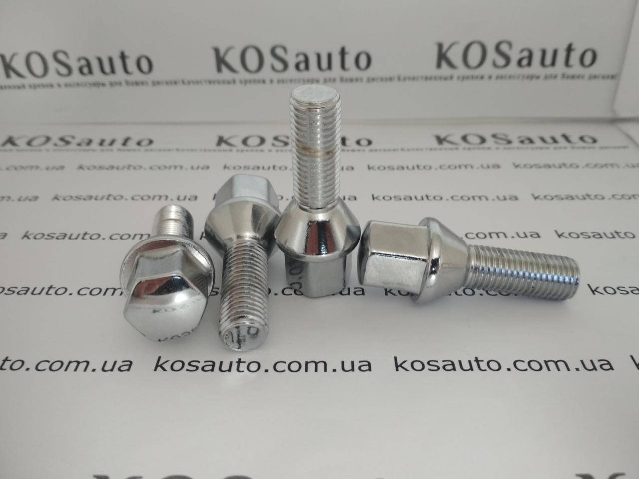 

Болт колесный М12х1.5х28 Конус. Хром. Ключ 17