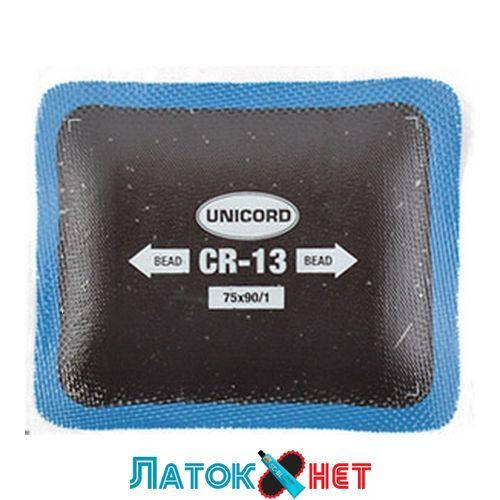 

Пластырь радиальный Cr 13 75 х 90 мм 1 слой корда Unicord