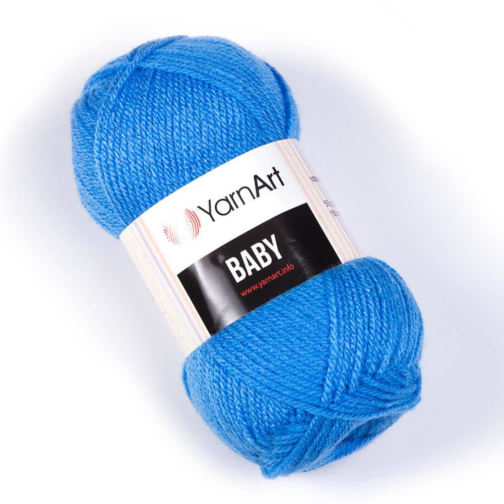 

Пряжа YarnArt Baby 600 синий