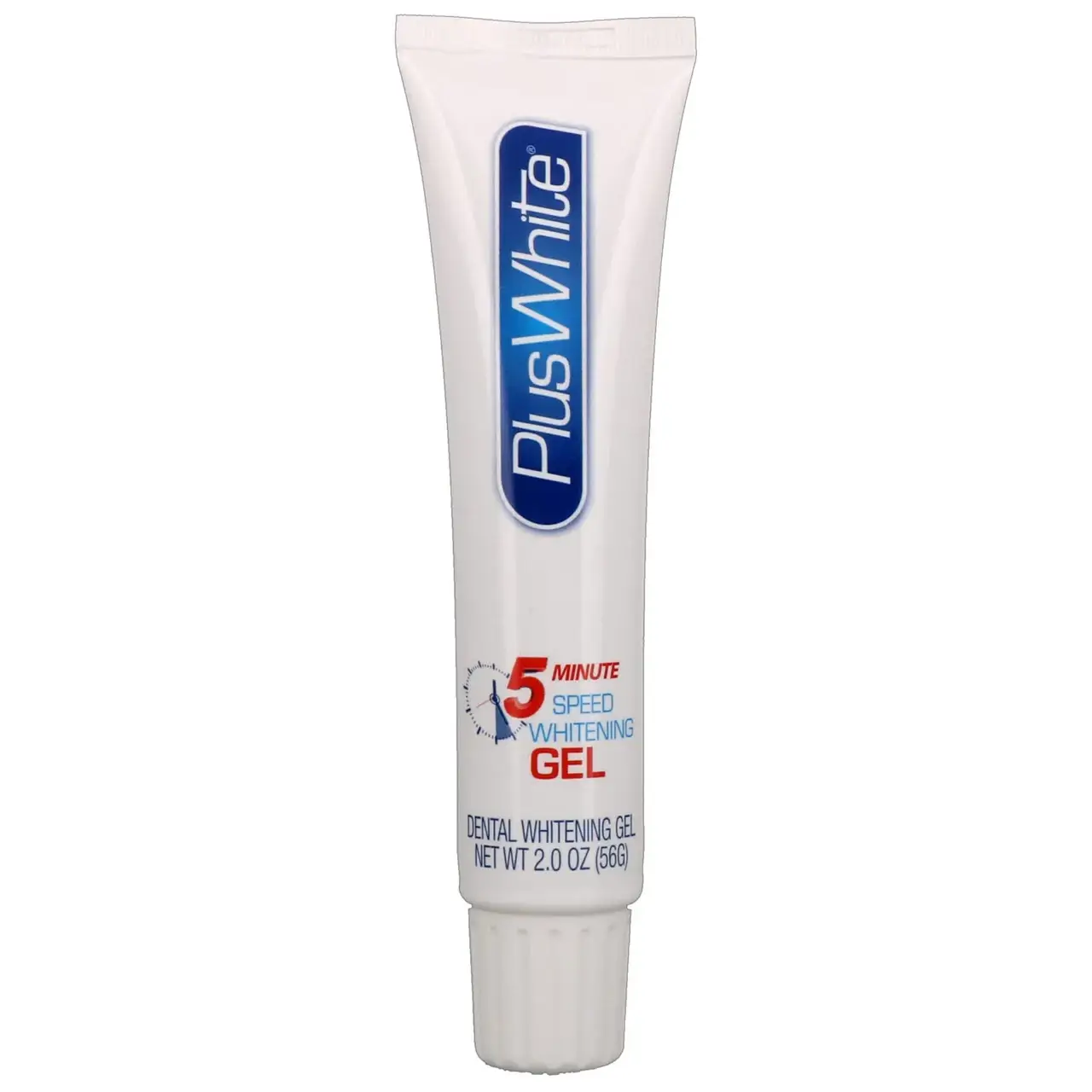 

Plus White, 5-минутный отбеливающий гель, 56 г (2,0 унции), Белый