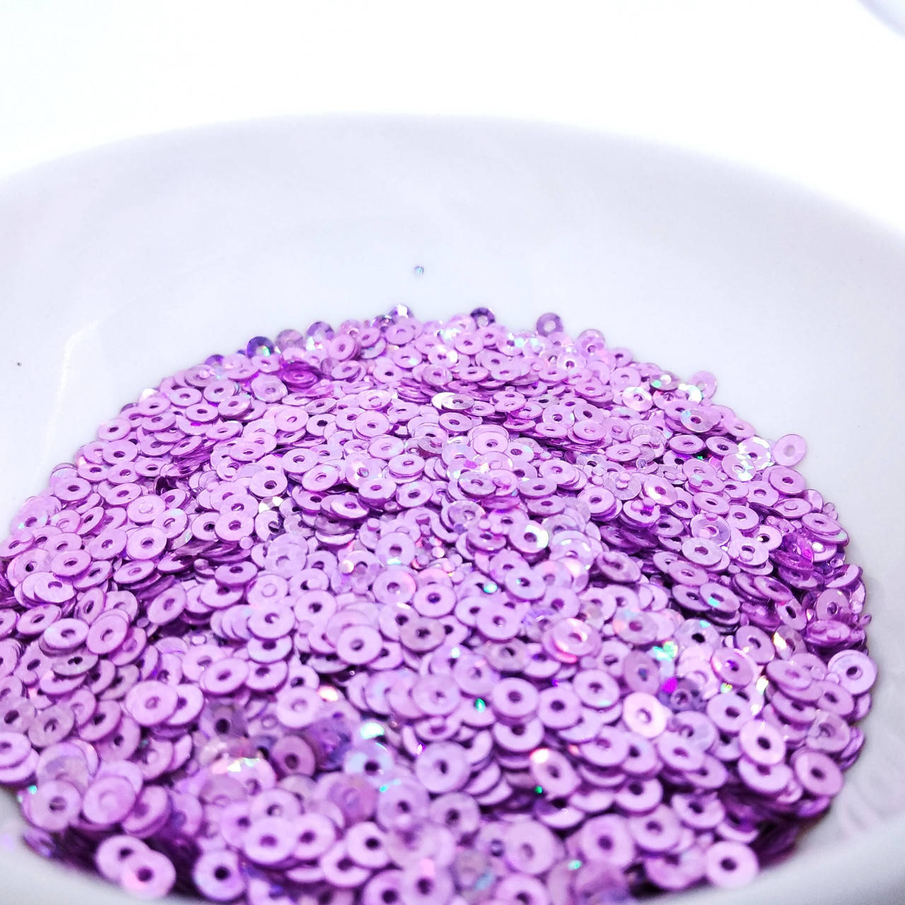 

Пайетки голограмма 3мм сирень, Сиреневый