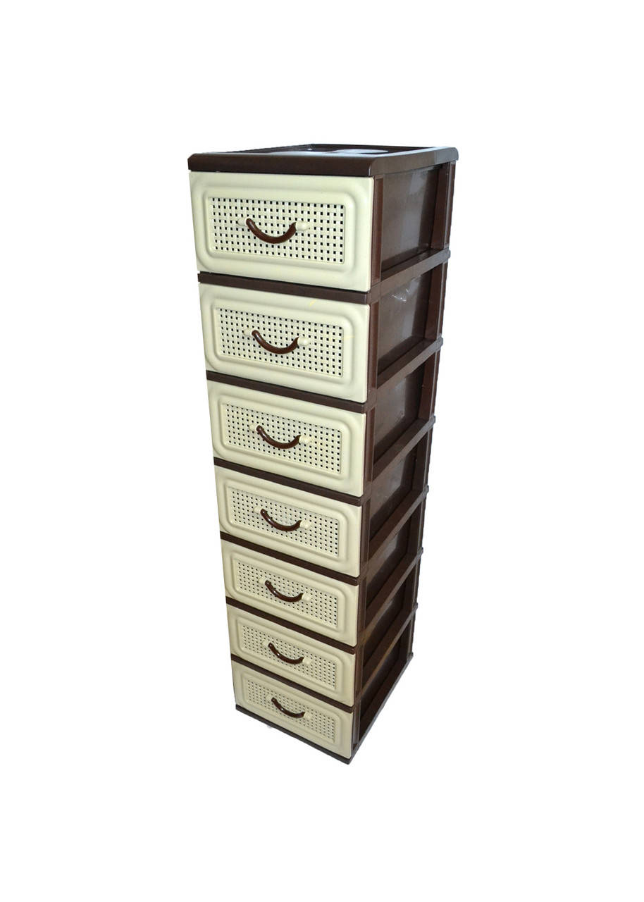 

Комод пластиковый "Fine" 7 ящиков. 150х38х46