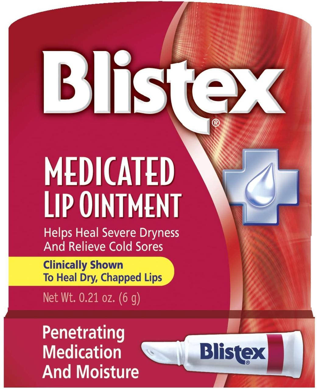 

Защитный бальзам для губ Blistex Medicated Lip Ointment 6 г