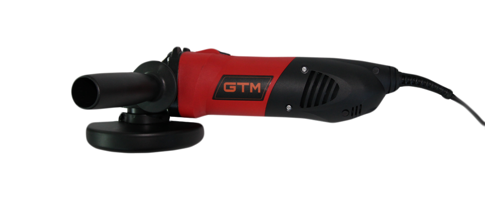 

GTM Кутова шліфмашина 125мм AG-125/1100E 1100Вт, 3000-10000об/хв, М14,пл.пуск