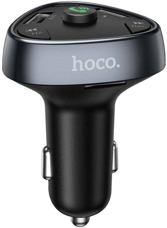 

Автомобильное зарядное устройство с FM-модулятором и быстрой зарядкой Hoco E51 Road Treasure 2USB + USB Type-C