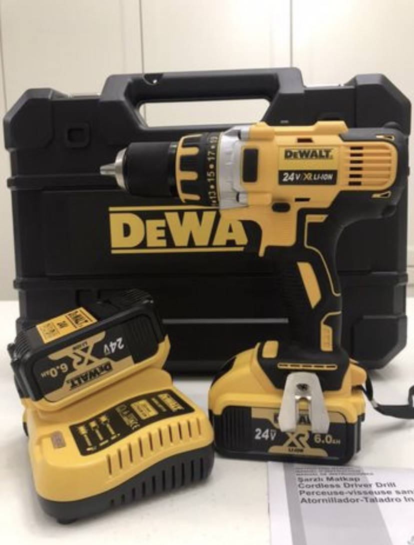 

Мощный Шуруповерт аккумуляторный Dewalt dcd791 MAX 24v. 6.0ah. Польша