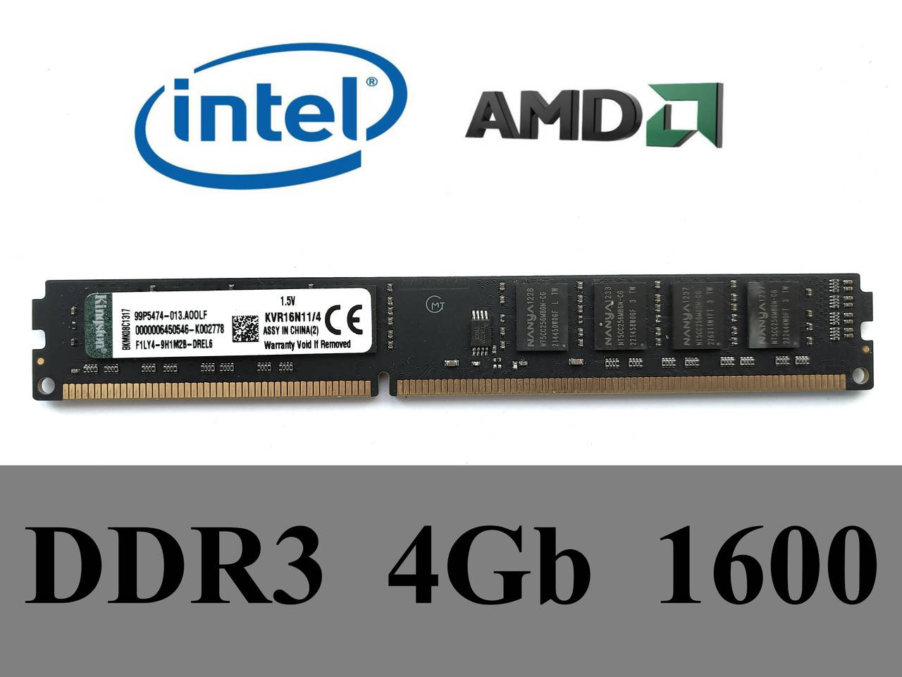 

Оперативная память DDR3 4Gb 1600 MHz PC3-12800 Intel/AMD (№750) ОЗУ 4Гб ддр3 4Gb